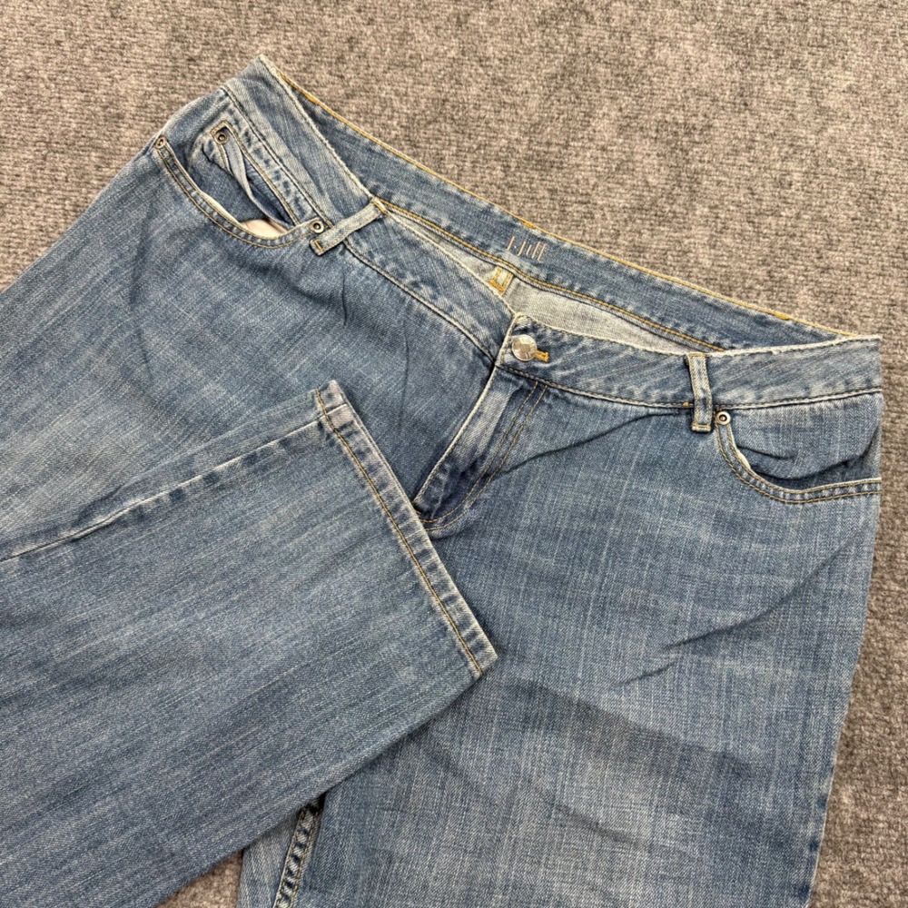 J. Jill Boyfriend Jeans 16 Petite Blue Relaxed Fit 100% Cotton‎ Womens